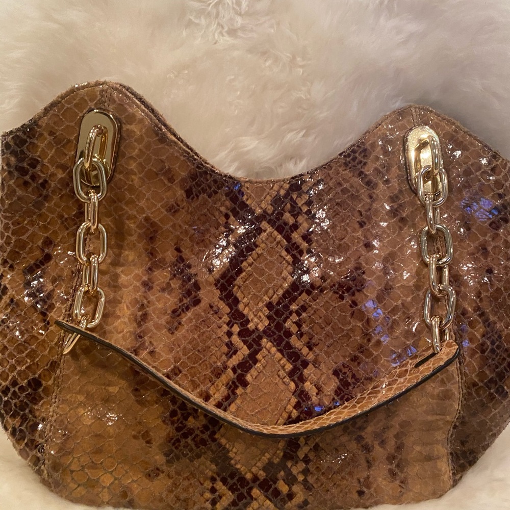 Michael Kors Python Purse And Wallet - image 3